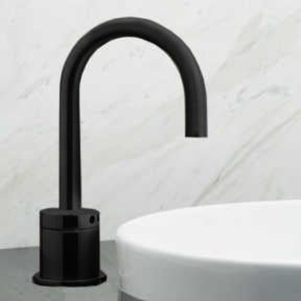 Macfaucets FA400-1102 Hands Free Automatic Faucet for 2 Inch Vessel Sink in Matte Black FA400-1102MB